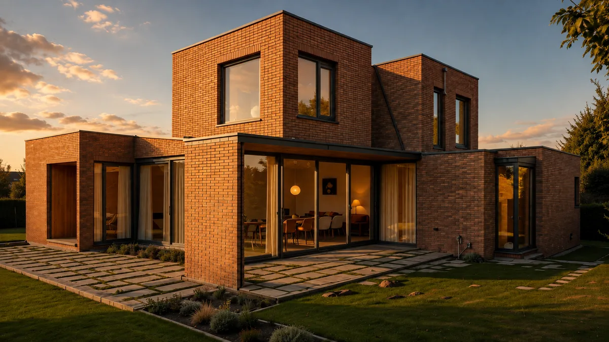 Línea Familiar de dos pisos de Proyecto Arista: casa en hormigón de dos niveles